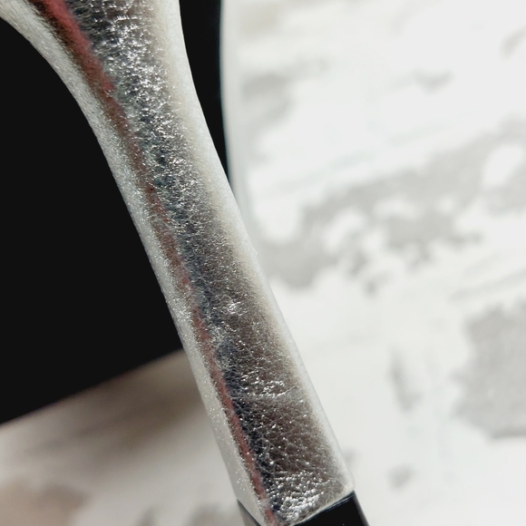 NEW Abound Iris D'orsay Pump In Silver Metallic Pointy Toe Heels X126 - Picture 14 of 16